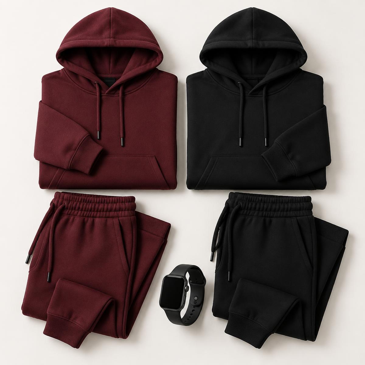 Kit 2 Conjuntos de Moletom + Smartwatch